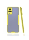 Newface Vivo V21 Kılıf Platin Silikon - Sarı