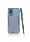 Newface Vivo V21 Kılıf Platin Silikon - Yeşil