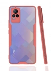 Newface Vivo V21e Kılıf Platin Silikon - Pembe
