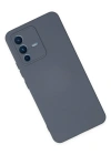 Newface Vivo V23 5G Kılıf Nano içi Kadife Silikon - Gri
