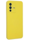 Newface Vivo V23 5G Kılıf Nano içi Kadife Silikon - Sarı