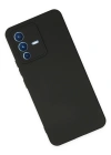 Newface Vivo V23 5G Kılıf Nano içi Kadife Silikon - Siyah