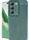 Newface Vivo V30 Lite 4G Kılıf Auto Focus Kapak - Koyu Yeşil