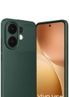 Newface Vivo V60 5G Auto Focus Karbon Kapak - Koyu Yeşil