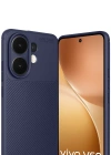 Newface Vivo V60 5G Auto Focus Karbon Kapak - Lacivert