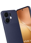 Newface Vivo V60 5G Auto Focus Karbon Kapak - Lacivert