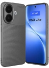 Newface Vivo V60 Lite Auto Focus Karbon Kapak - Gri