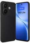 Newface Vivo V60 Lite Auto Focus Karbon Kapak - Siyah