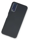 Newface Vivo Y11S Kılıf Nano içi Kadife Silikon - Lacivert