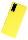 Newface Vivo Y11S Kılıf Nano içi Kadife Silikon - Sarı