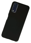 Newface Vivo Y11S Kılıf Nano içi Kadife Silikon - Siyah
