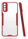 Newface Vivo Y11S Kılıf Platin Silikon - Kırmızı