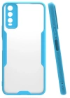 Newface Vivo Y11S Kılıf Platin Silikon - Mavi