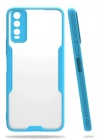Newface Vivo Y11S Kılıf Platin Silikon - Mavi