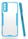 Newface Vivo Y11S Kılıf Platin Silikon - Mavi