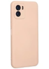 Newface Vivo Y15S Kılıf Nano içi Kadife Silikon - Pudra