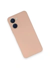 Newface Vivo Y16 Kılıf Nano içi Kadife Silikon - Pudra