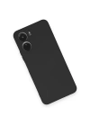 Newface Vivo Y16 Kılıf Nano içi Kadife Silikon - Siyah