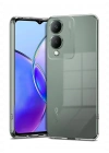 Newface Vivo Y17S Kılıf Lüx Şeffaf Silikon