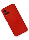 Newface Vivo Y21S Kılıf Nano içi Kadife Silikon - Kırmızı