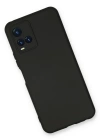 Newface Vivo Y21S Kılıf Nano içi Kadife Silikon - Siyah