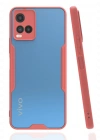 Newface Vivo Y21S Kılıf Platin Silikon - Pembe