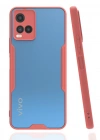 Newface Vivo Y21S Kılıf Platin Silikon - Pembe