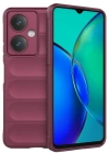 Newface Vivo Y27 Kılıf Optimum Silikon - Bordo