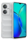 Newface Vivo Y27 Kılıf Optimum Silikon - Krem