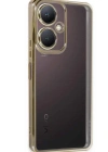 Newface Vivo Y27 Kılıf Razer Lensli Silikon - Gold