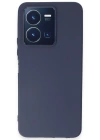 Newface Vivo Y35 Kılıf First Silikon - Lacivert