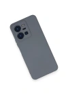 Newface Vivo Y35 Kılıf Nano içi Kadife Silikon - Gri