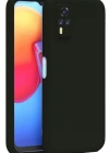 Newface Vivo Y53S Kılıf Nano içi Kadife Silikon - Siyah