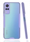 Newface Vivo Y53S Kılıf Platin Silikon - Lila