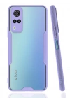Newface Vivo Y53S Kılıf Platin Silikon - Lila