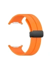 Newface Watch 7 Ultra KR418 Tender Silikon Kordon - Turuncu