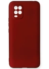 Newface Xiaomi Mi 10 Lite Kılıf First Silikon - Bordo