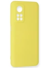 Newface Xiaomi Mi 10T Kılıf Nano içi Kadife Silikon - Sarı