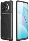 Newface Xiaomi Mi 10T Lite Kılıf Auto Focus Karbon Kapak - Siyah