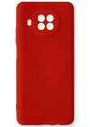 Newface Xiaomi Mi 10T Lite Kılıf Nano içi Kadife Silikon - Kırmızı