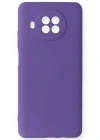 Newface Xiaomi Mi 10T Lite Kılıf Nano içi Kadife Silikon - Mor