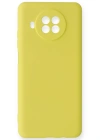 Newface Xiaomi Mi 10T Lite Kılıf Nano içi Kadife Silikon - Sarı