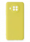 Newface Xiaomi Mi 10T Lite Kılıf Nano içi Kadife Silikon - Sarı
