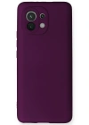 Newface Xiaomi Mi 11 Kılıf First Silikon - Mürdüm