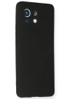 Newface Xiaomi Mi 11 Kılıf First Silikon - Siyah