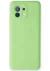 Newface Xiaomi Mi 11 Kılıf First Silikon - Yeşil