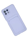 Newface Xiaomi Mi 11 Kılıf Kelvin Kartvizitli Silikon - Lila