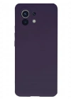 Newface Xiaomi Mi 11 Kılıf Nano içi Kadife Silikon - Mor