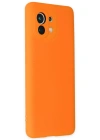Newface Xiaomi Mi 11 Kılıf Nano içi Kadife Silikon - Turuncu