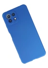 Newface Xiaomi Mİ 11 Lite Kılıf First Silikon - Mavi